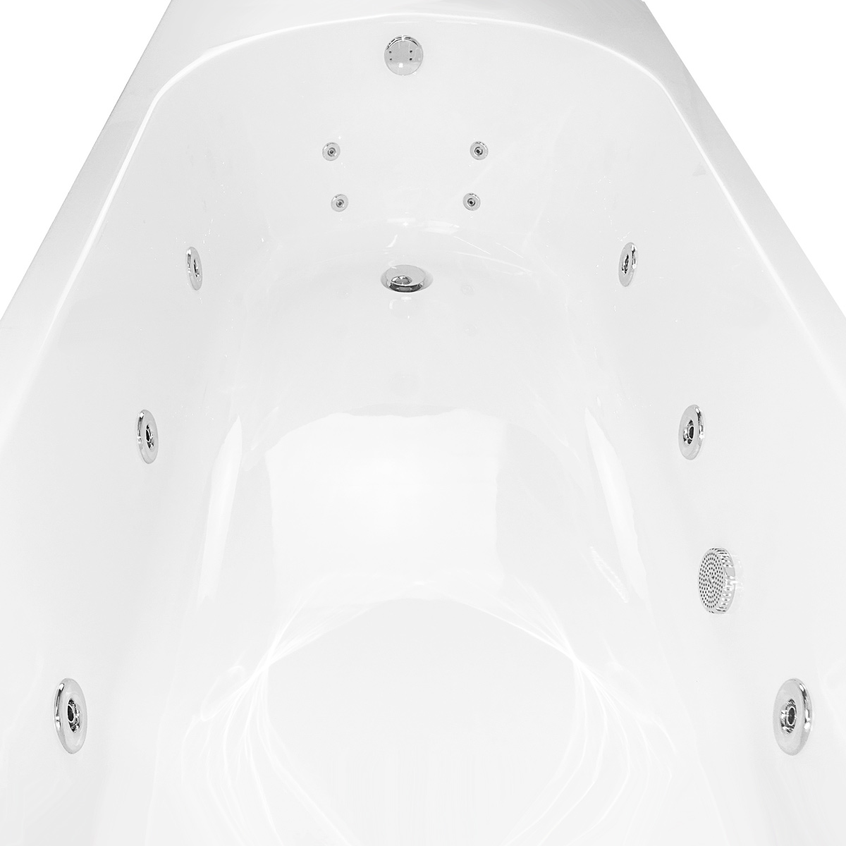 Trojan Cascade 1700 x 750 | 14 Jet Whirlpool Bath | Single Ended Bath