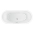 Trojan Clermont Freestanding Double Ended Bath 1695 x 755 with Ball & Claw Feet Black