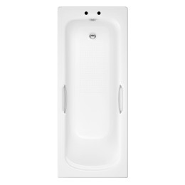 Trojan Granada 2 Single Ended Bath 1600 x 700 with Tap Holes & Grips