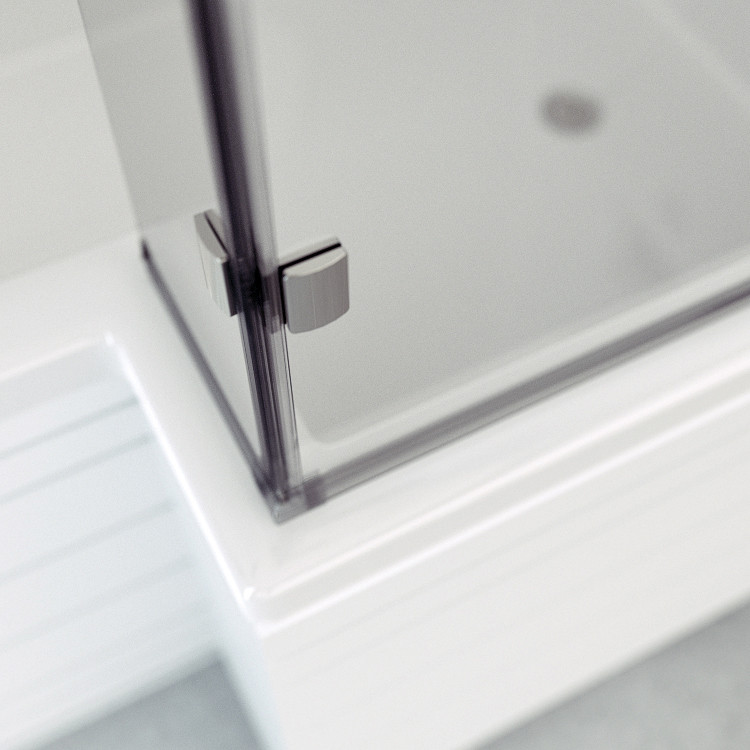 L shaped shower on sale screen