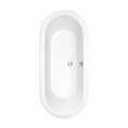 Trojan Oval Inset Double Ended Bath 1700 x 755