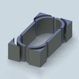 Trojan Oval Modular Tiling Board Solution 1700 x 755