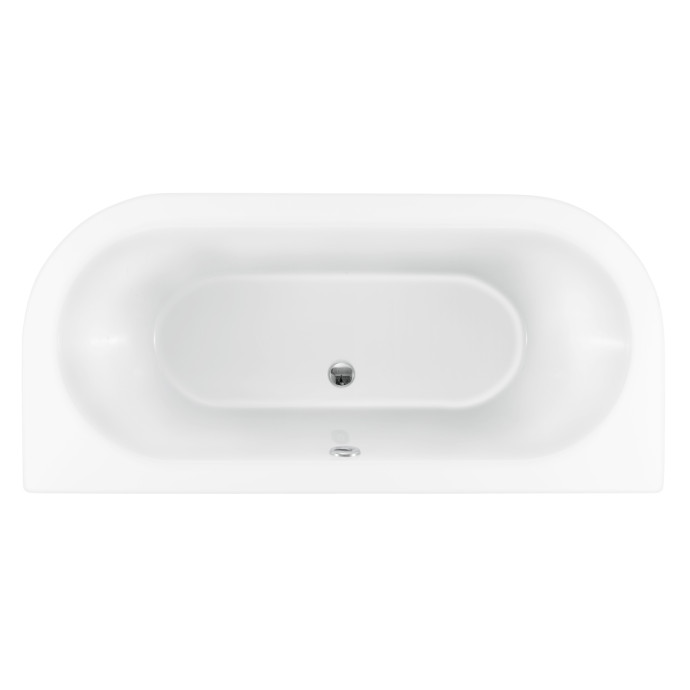 Trojan Repton Freestanding Double Ended Bath 1685 x 780 with Bath Feet From Above