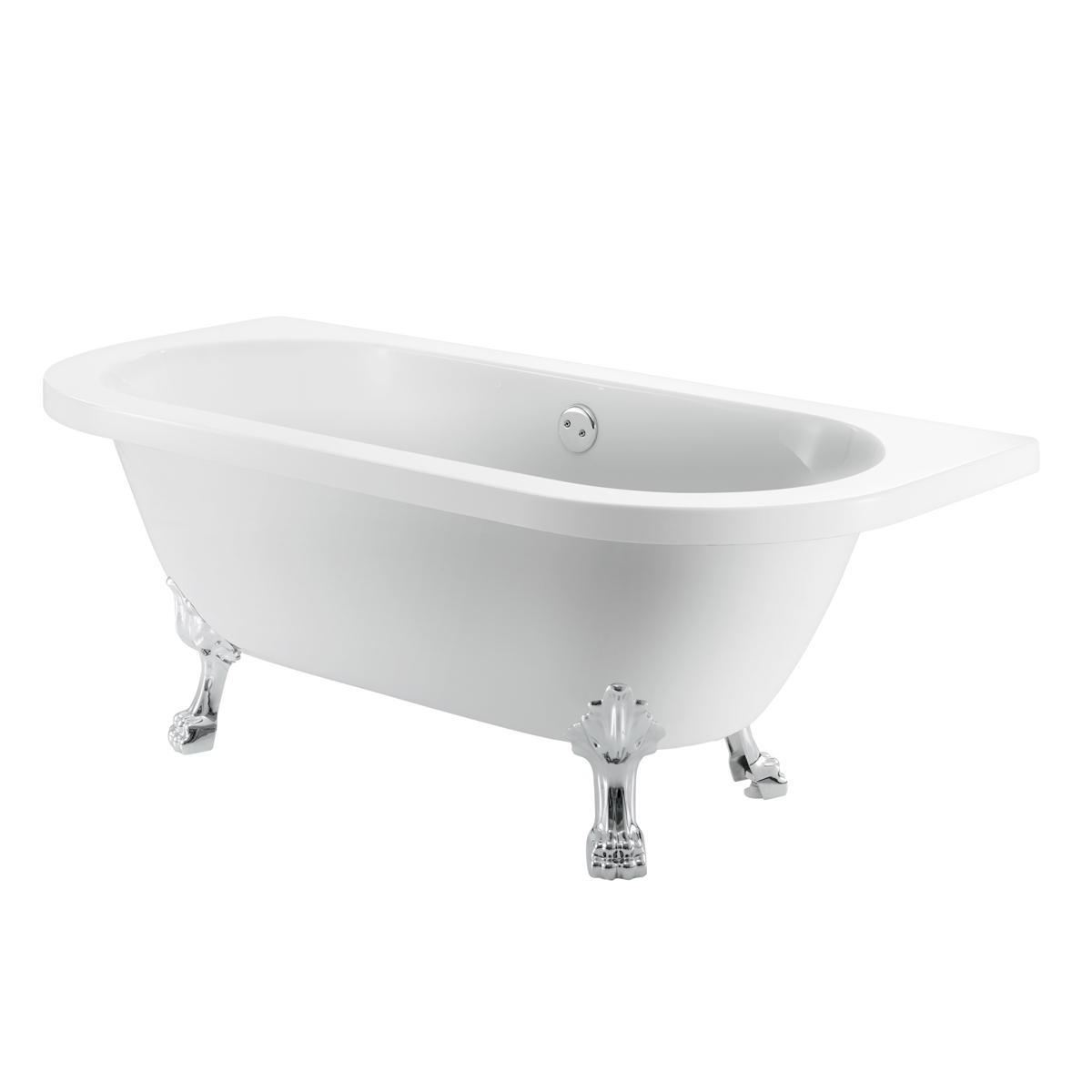 Trojan Repton Freestanding Double Ended Bath 1685 x 780 with Lion