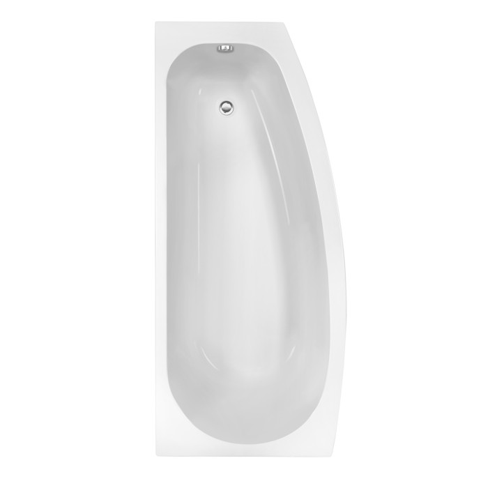 Trojan Space Saver Bath 1690 x 690 with Panel & Screen Right Hand
