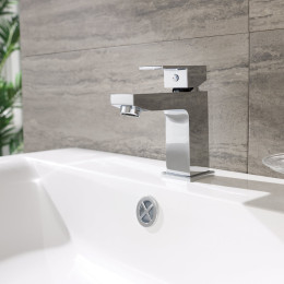 Tyne Basin Mixer with Click Waste Lifestyle