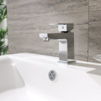 Tyne Basin Mixer with Click Waste Lifestyle