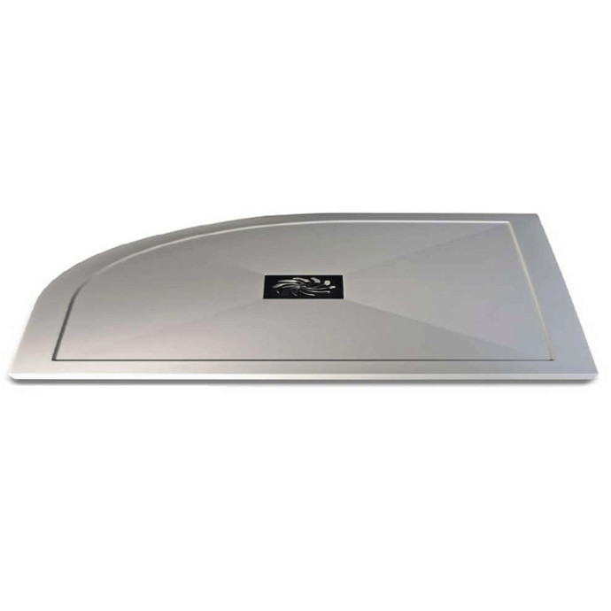 Ultra Slim Offset Quadrant Shower Tray 1200 x 900 with Shower Waste Right Hand