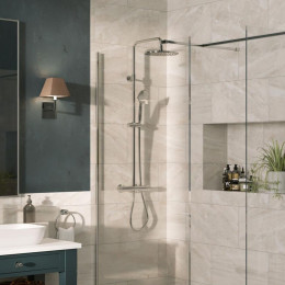 Globe Cool Touch Thermostatic Dual Function Bar Valve Shower System