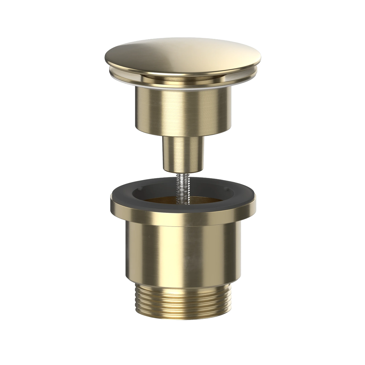 Viva Click Universal Basin Waste Brushed Brass