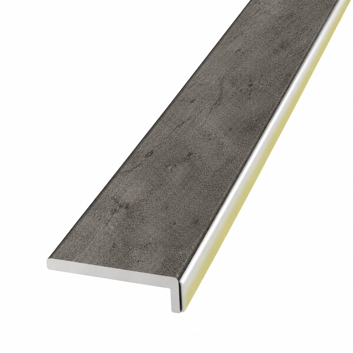 Hydro Step Room Edge Trim Volcanic Grey 2400mm