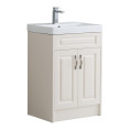 Windsor 100% Waterproof Floorstanding Vanity Unit & Basin Creamy White 600mm