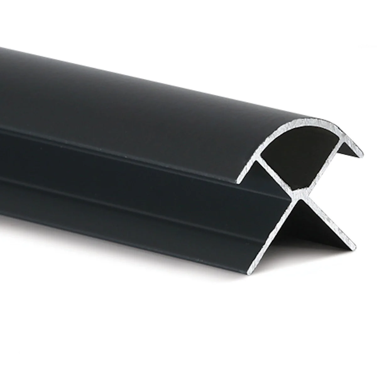 Neptune Aluminium External Corner Trim Black Satin Finish 2400 x 10.5mm