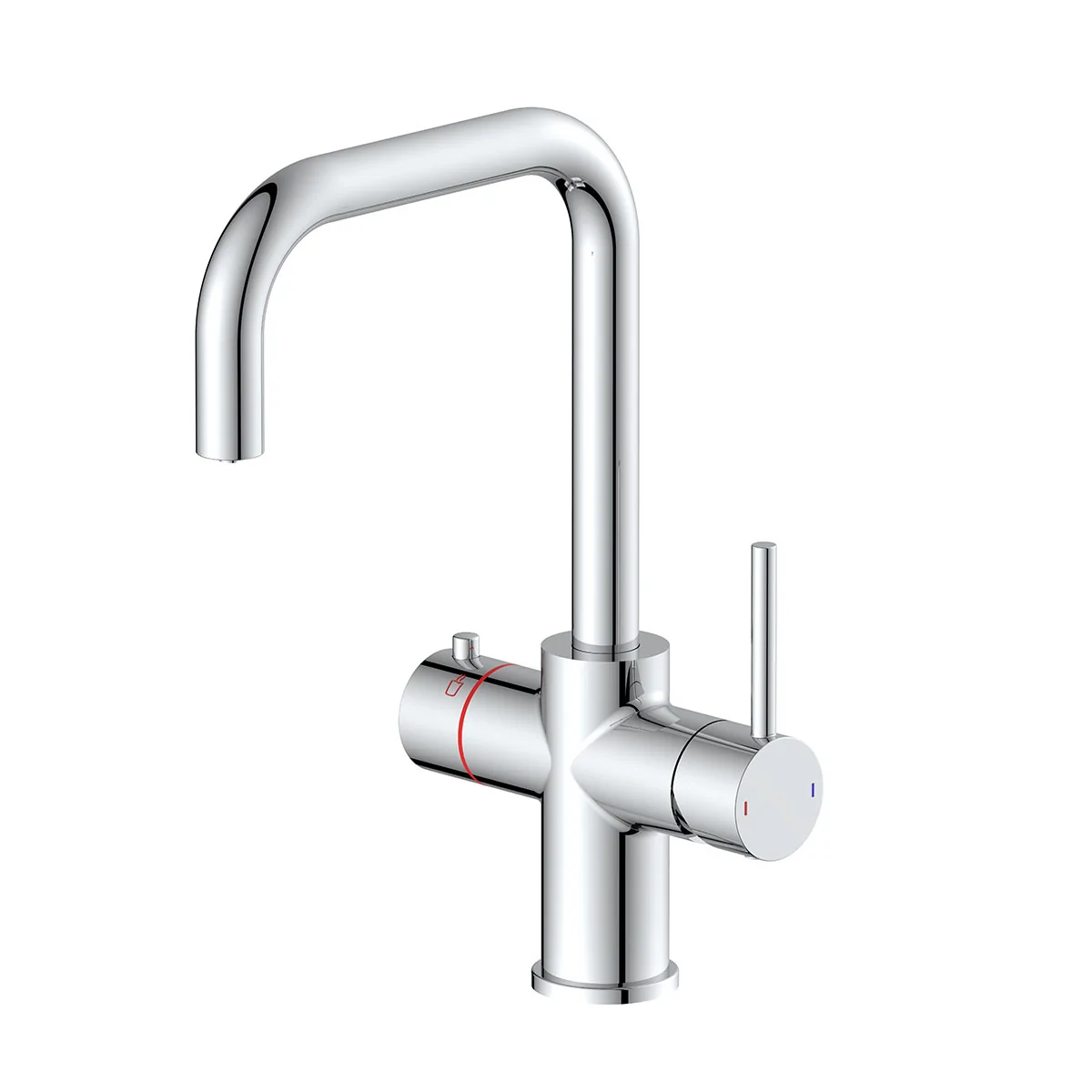 Alira 3 in 1 Instant Boiling Water Kitchen Mixer Tap Chrome with Boiler & Filter