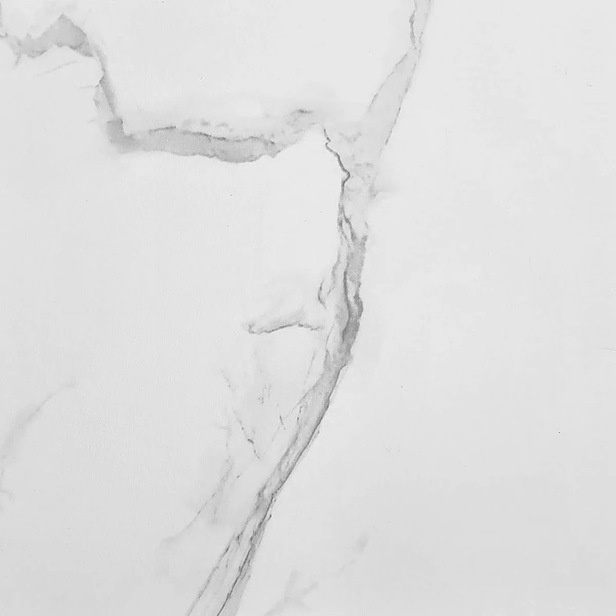Aqua Pure White Cararra Marble Matt PVC Wall Panel 2400 x 1000 x 10mm Tongue & Groove