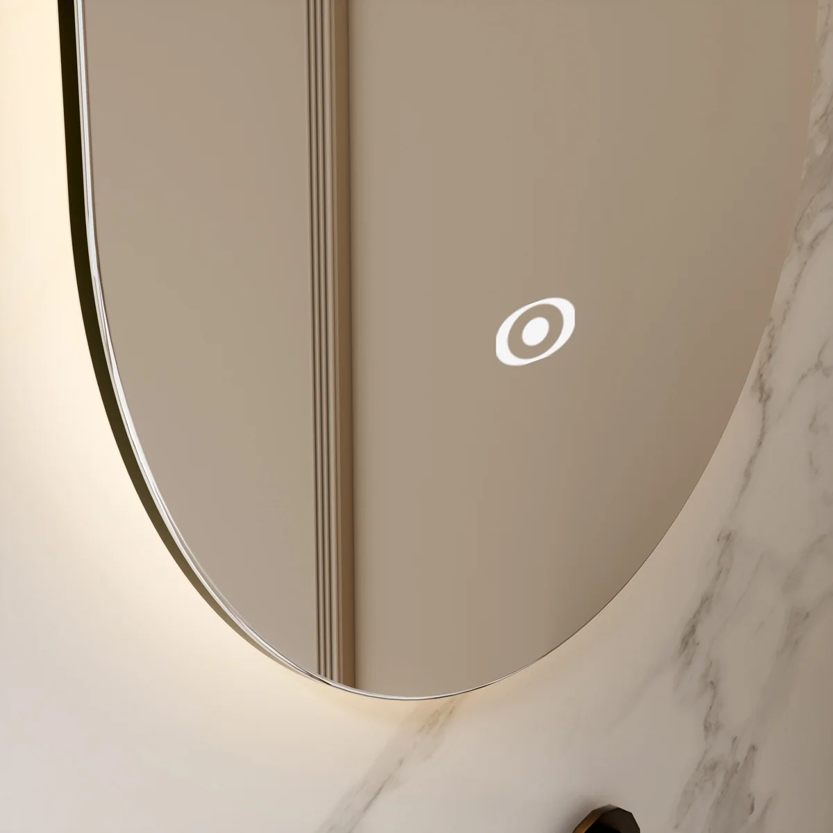 Atria Ultra Slim Pill LED Illuminated Mirror 500 x 800mm