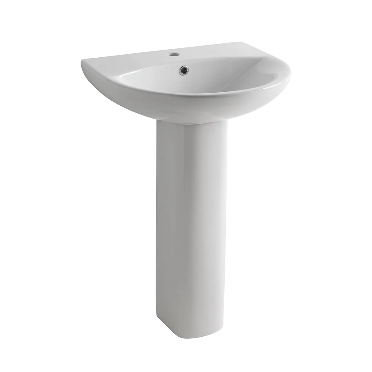 Croft / Lydford Basin & Pedestal 550mm 1 Tap Hole