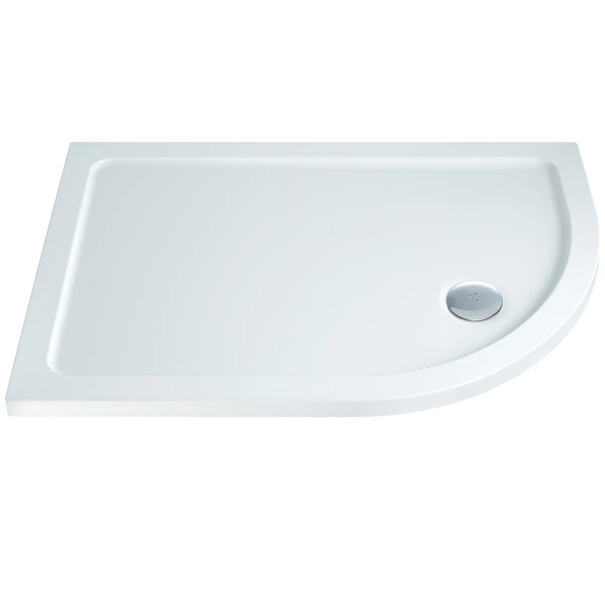 Elements Slimline Offset Quadrant Shower Tray 1000 x 900 Right Hand