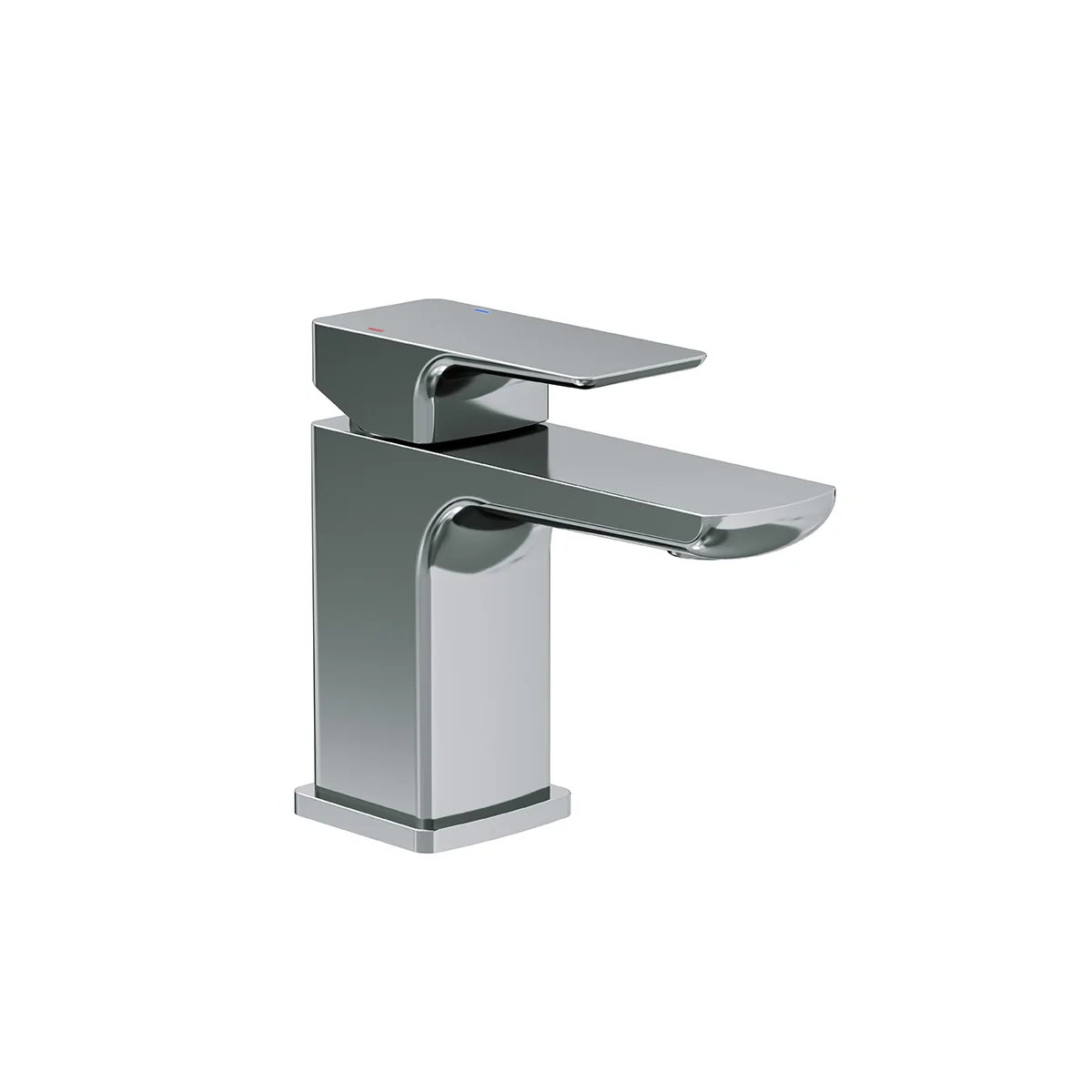 Endeavour Cold Start Mini Basin Mixer Tap Chrome with Click Waste