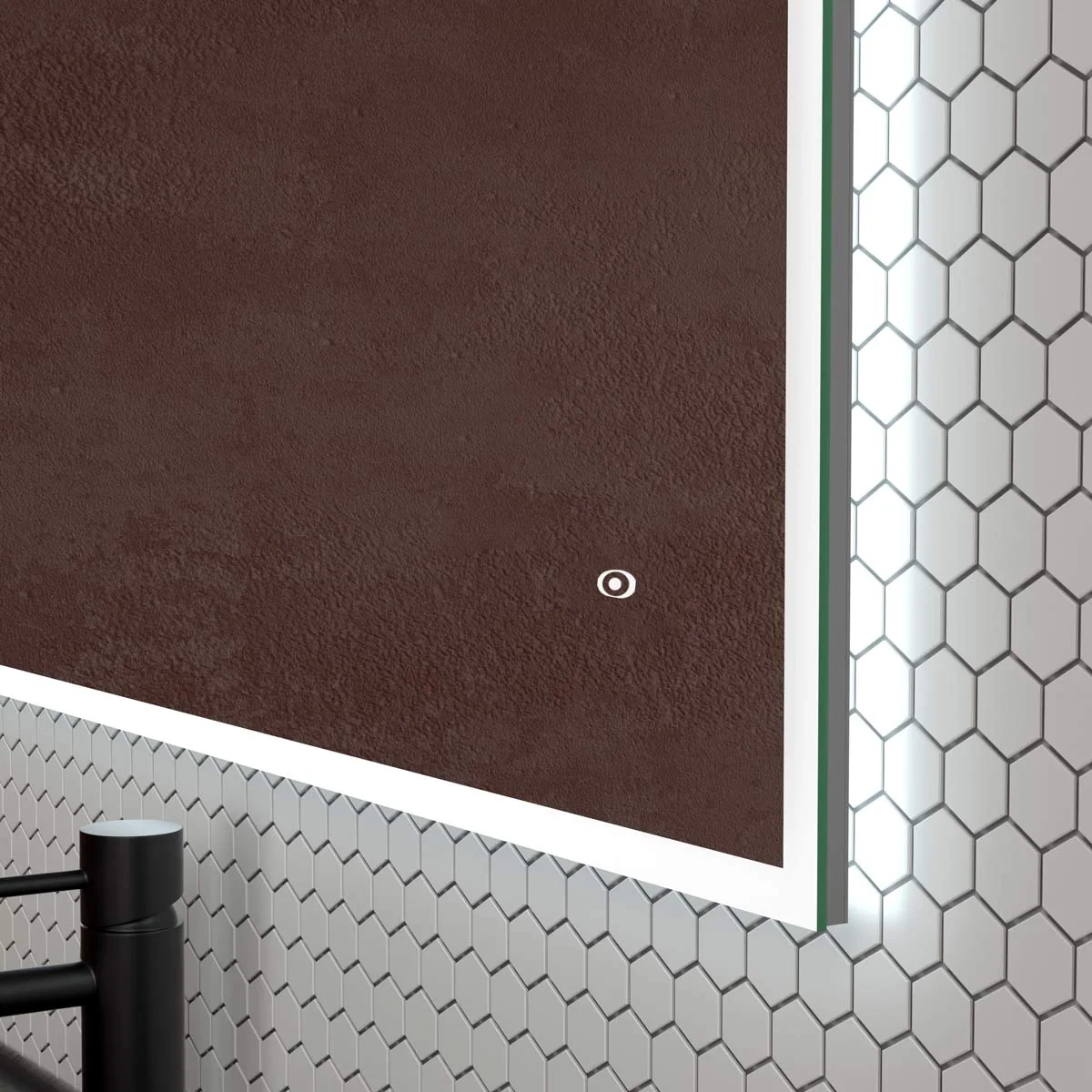 Gleam Ultra Slim Rectangular LED Illuminated Mirror 400 x 700mm