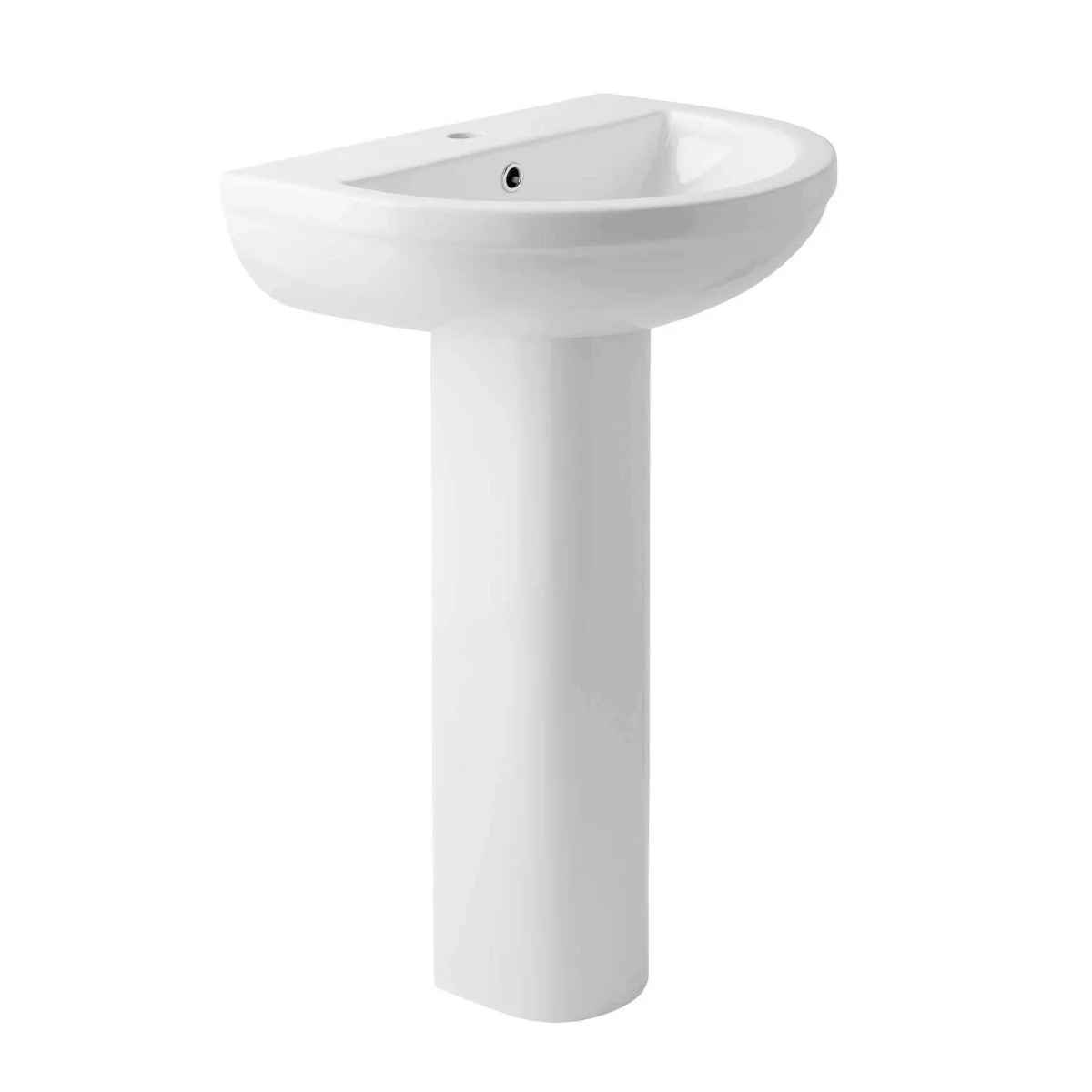 Harlech 1 Tap Hole Basin & Pedestal 550mm