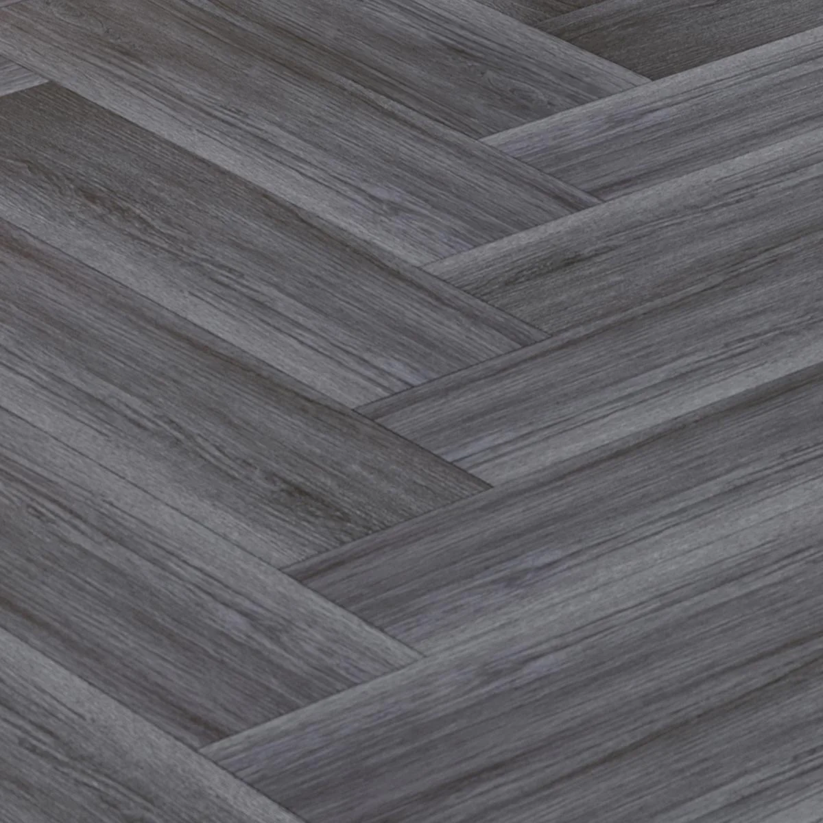Hydro Step Herringbone 5G Click LVT Flooring Black Ash with Underlay