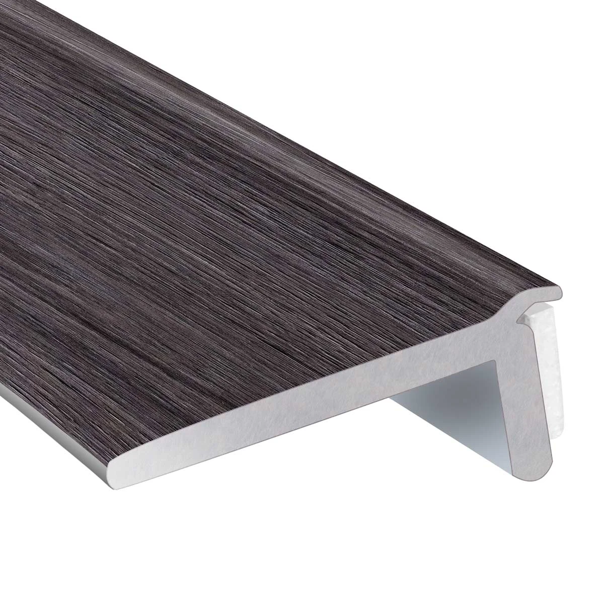 Hydro Step PVC Stick on Edge Trim Black Ash 2000mm
