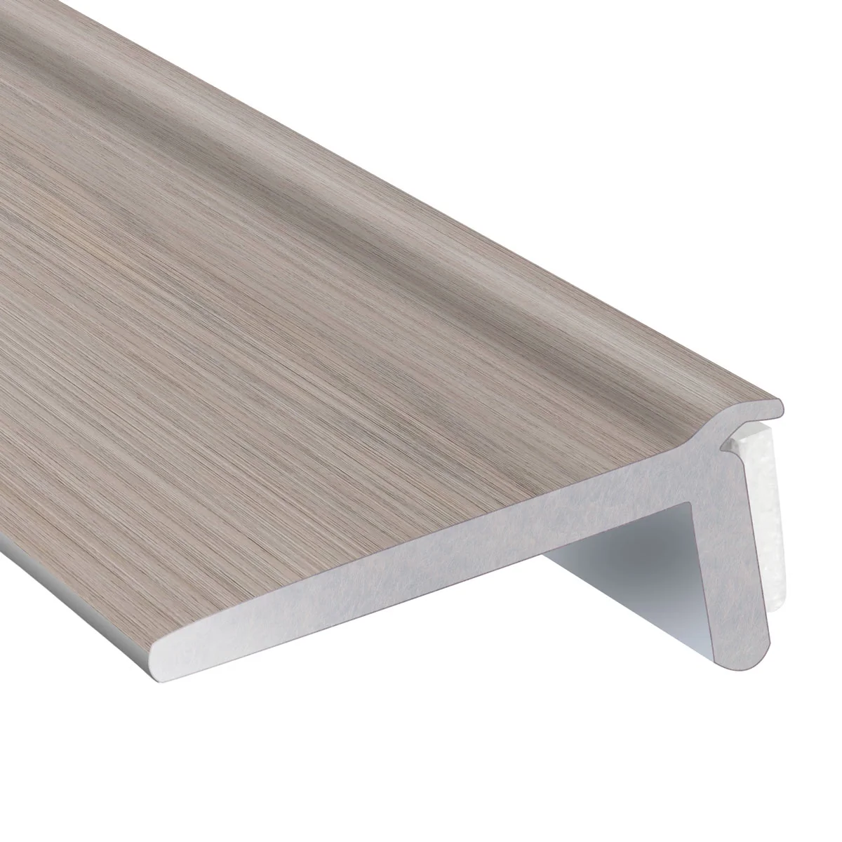 Hydro Step PVC Stick on Edge Trim Silver Ash 2000mm