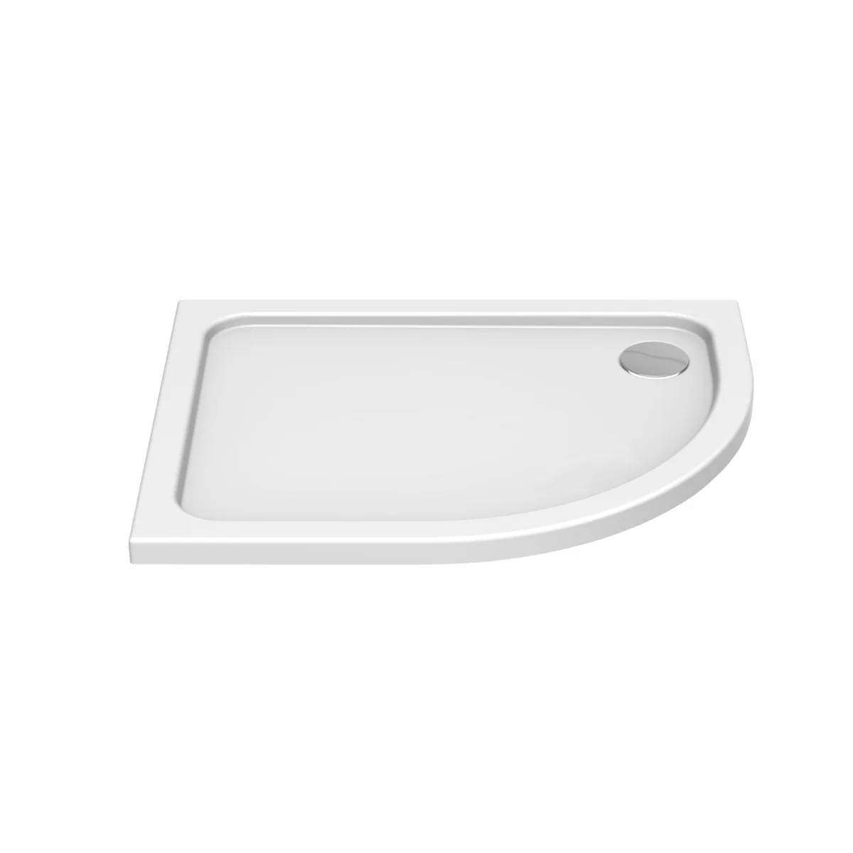 Kudos K Stone Anti Slip Slimline Offset Quadrant Shower Tray 900 x 800mm Left Hand