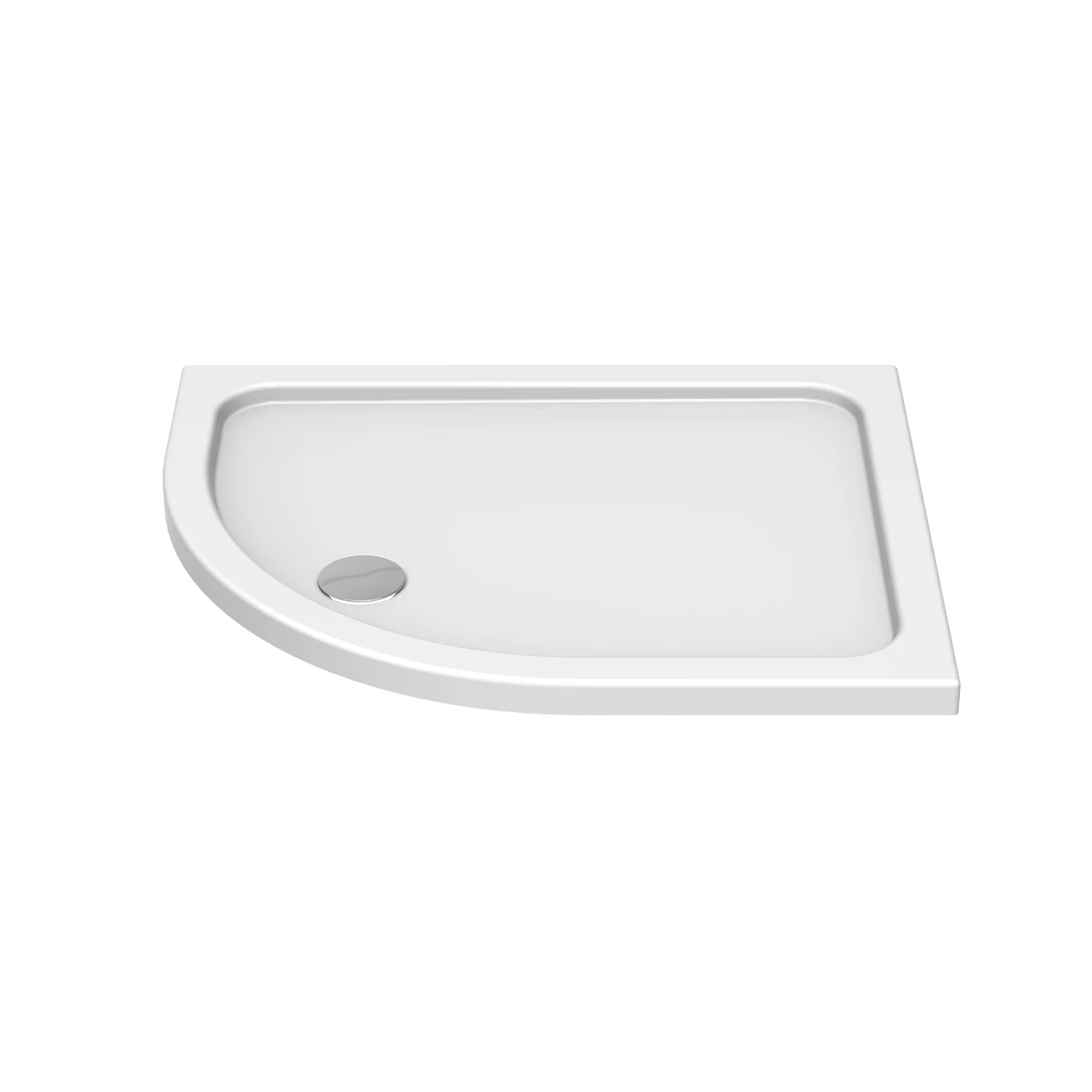 Kudos K Stone Slimline Offset Quadrant Shower Tray 1000 x 800 Right Hand