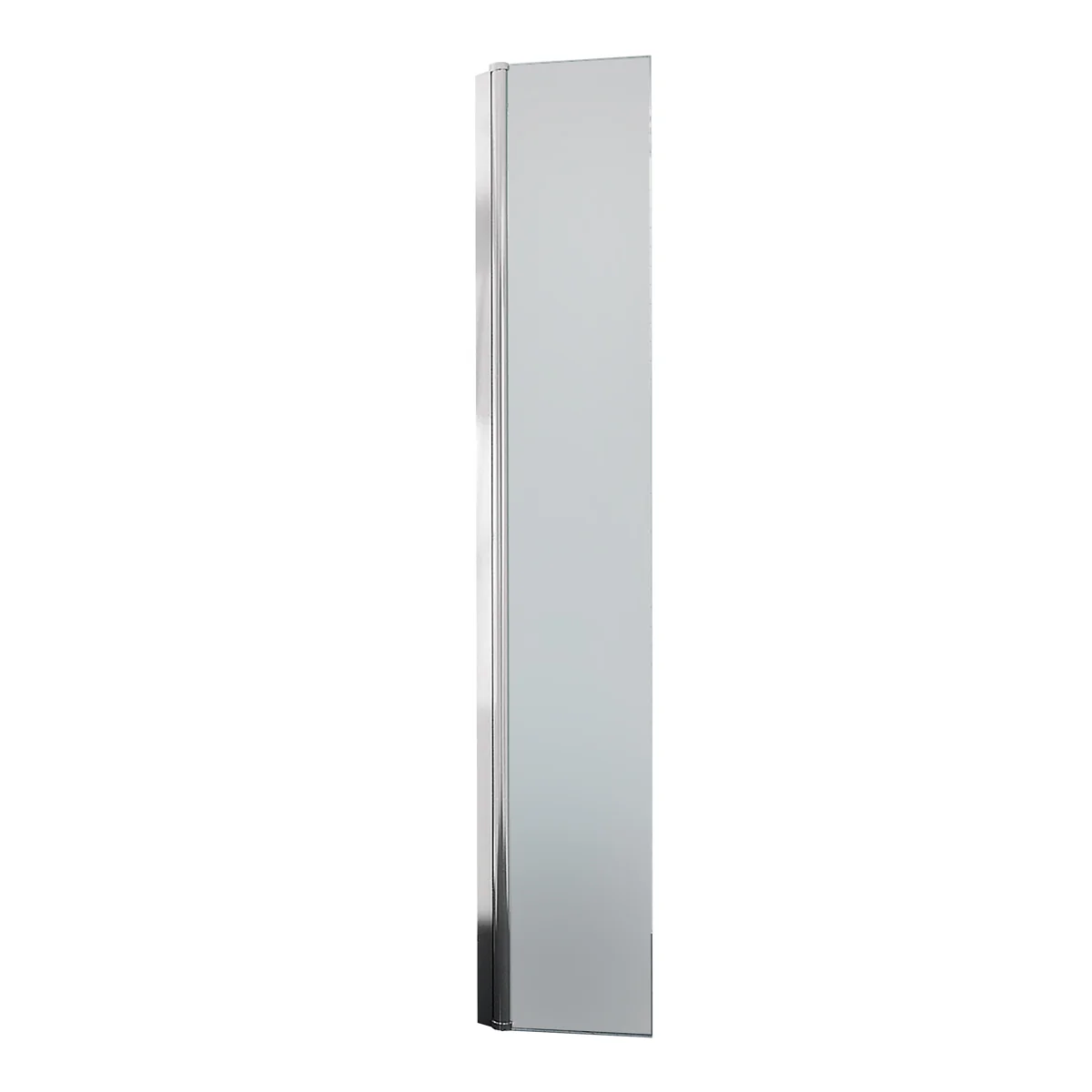 Lapis 8mm Wet Room Glass Hinged Deflector Panel Polished Silver 300mm