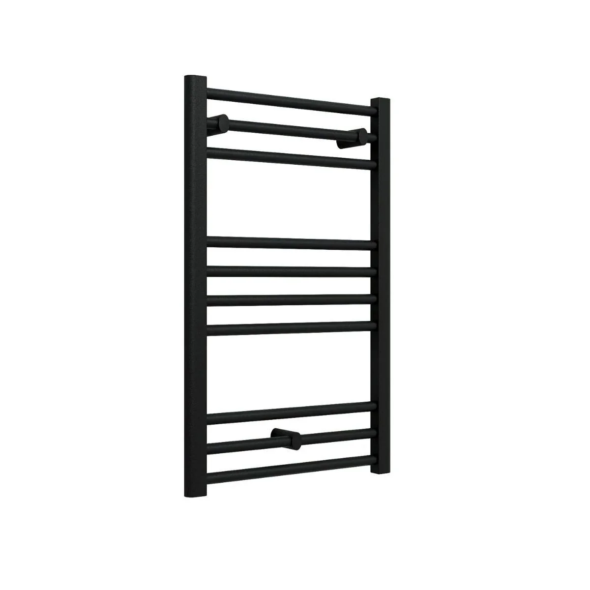 Silea Straight Heated Towel Rail Matt Black