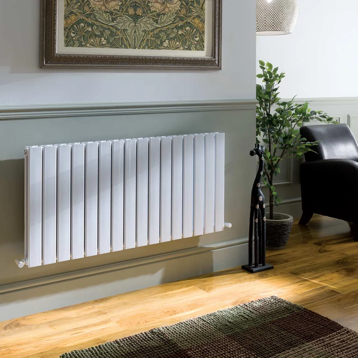 Narvi Designer Double Radiator White 600 x 832mm