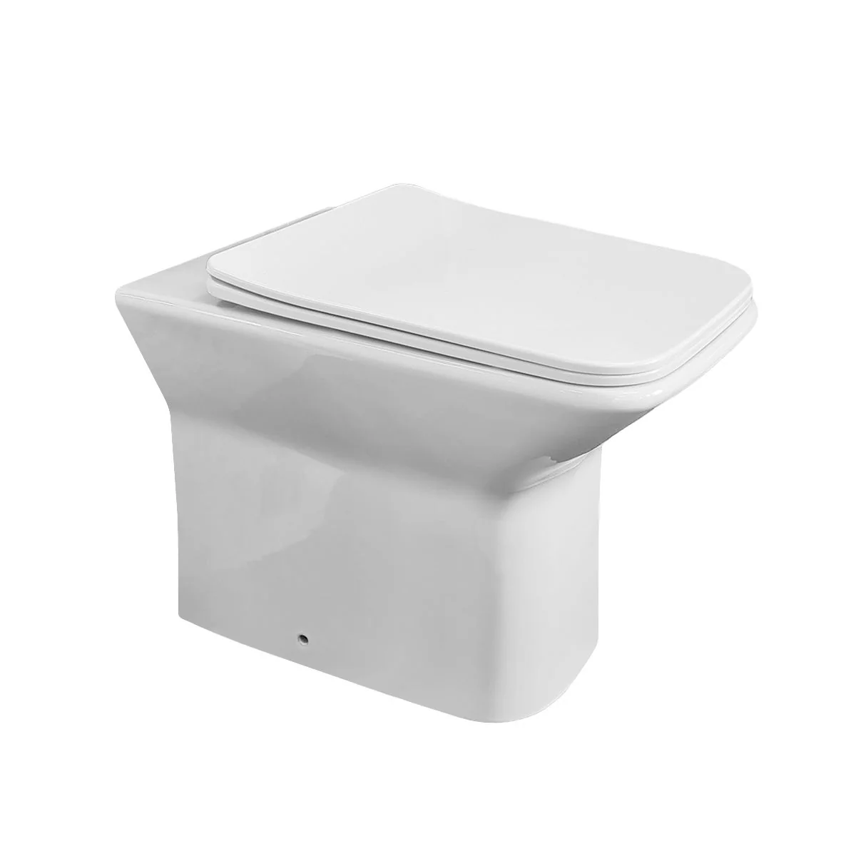 Pembroke Back to Wall Rimless Toilet with Slim Soft Close Seat