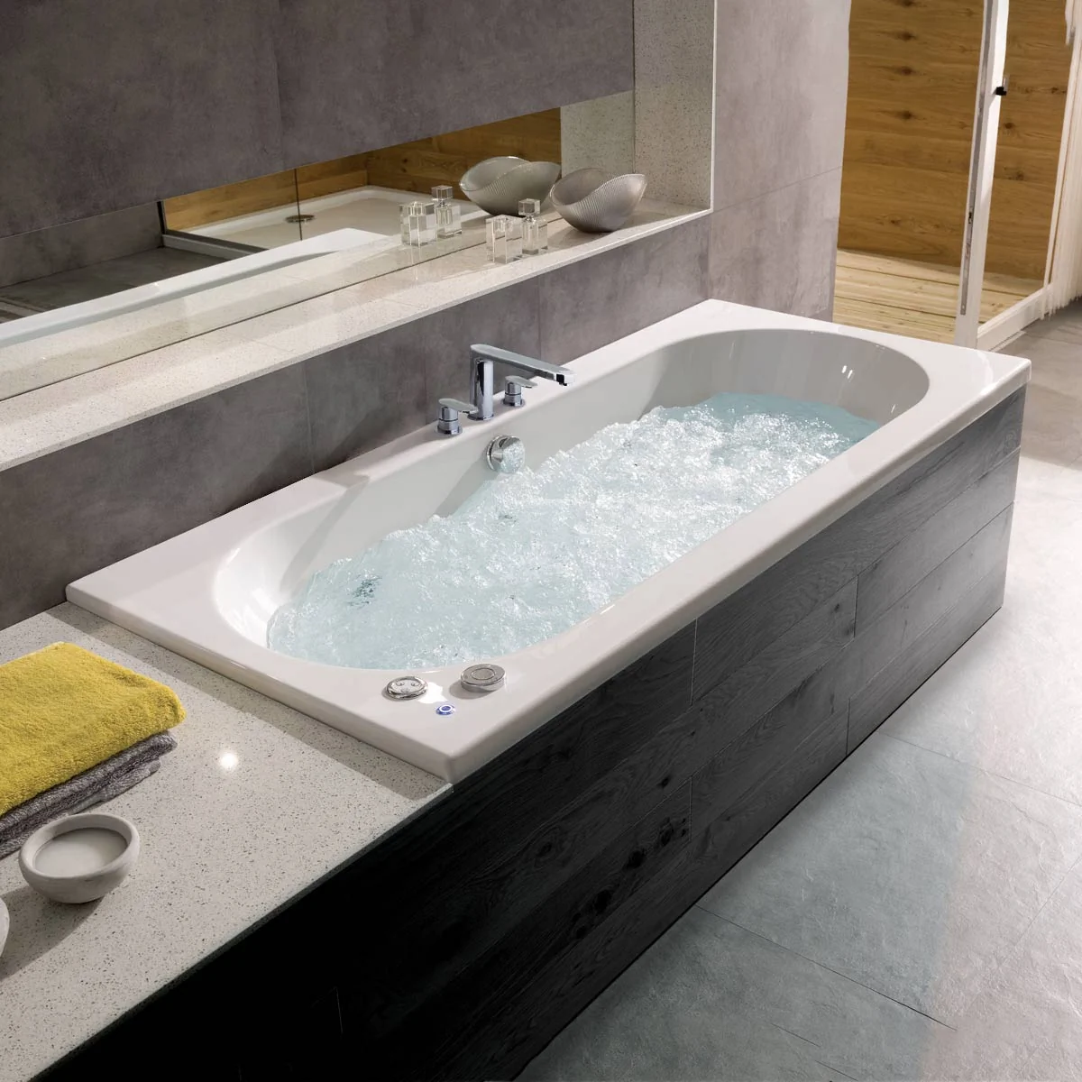 Prestige 3 Hole Bath Filler Tap Chrome