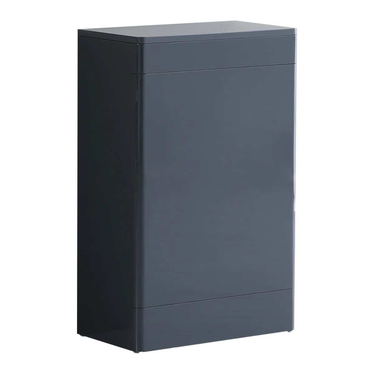 Radian 100% Waterproof Back to Wall Toilet Unit Dark Grey Gloss 550mm