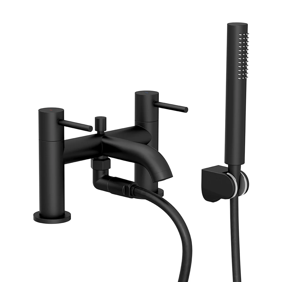 Serenity Brushed Brass Bath Shower Mixer Tap - Premium dual-function bathroom tap with shower attachment