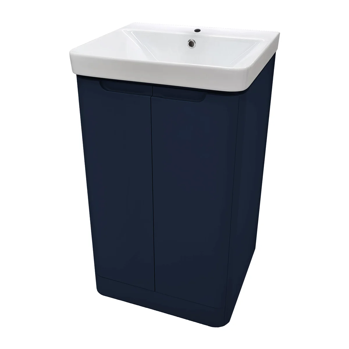 Soul Vanity Unit & Basin Matt Indigo 500mm Cutout