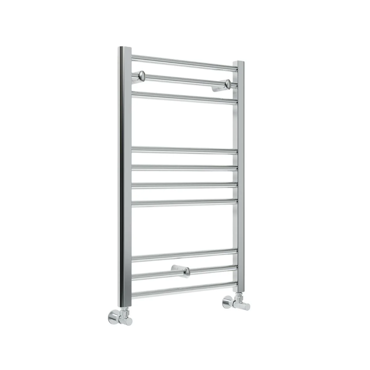 Straight Heated Towel Rail Chrome 500 x 800mm Cutout