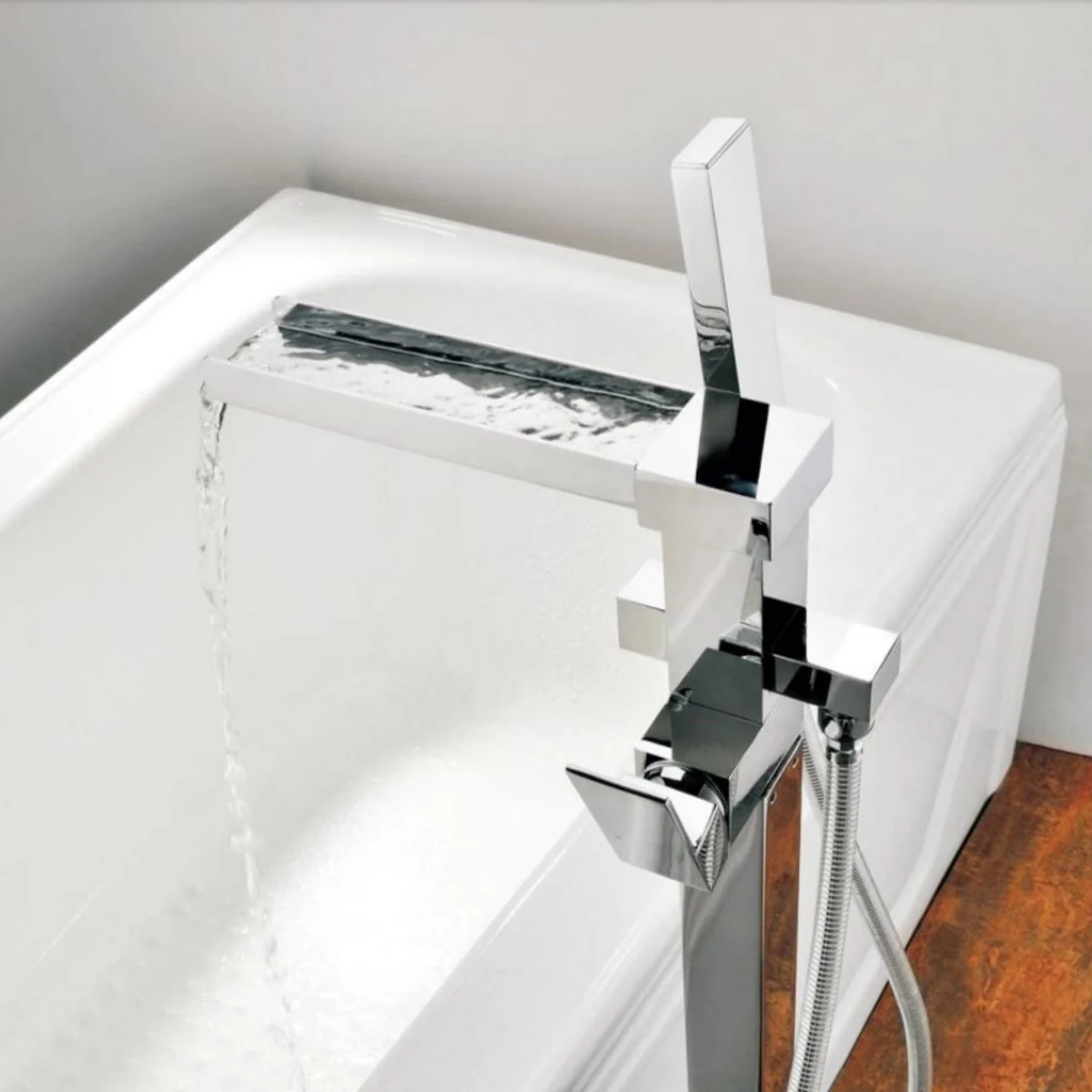 Trent Freestanding Bath Shower Mixer Tap Chrome