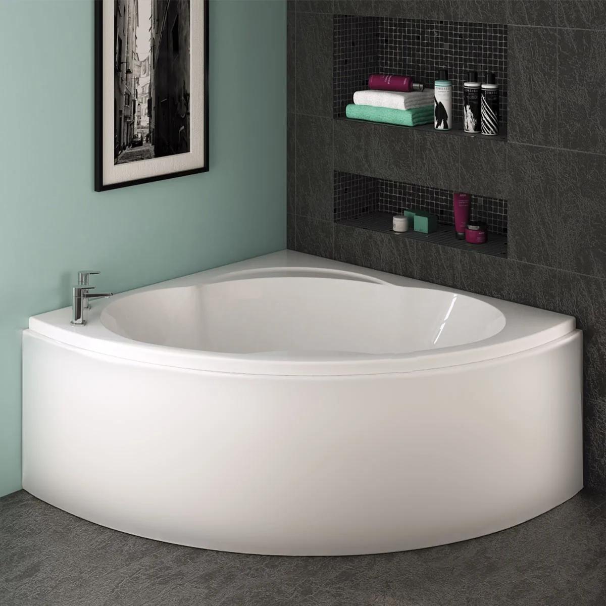 Trojan Laguna Acrylic Corner Bath Panel 1350mm