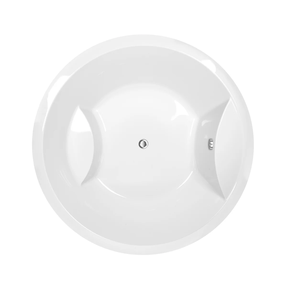 Trojan Oasis Round Inset Double Ended Bath 1800
