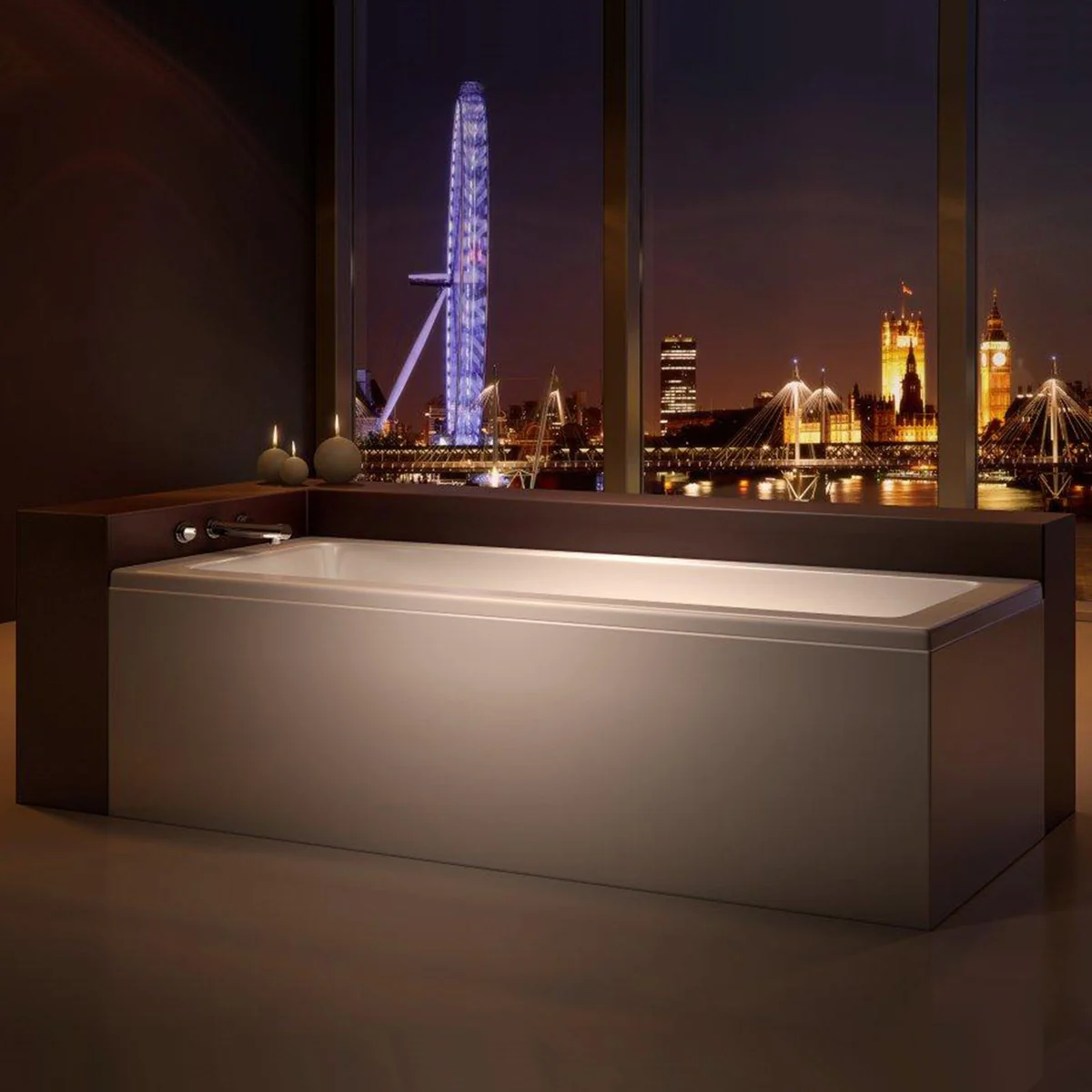 Trojancast Solarna Reinforced Single Ended Bath 1500 x 700mm