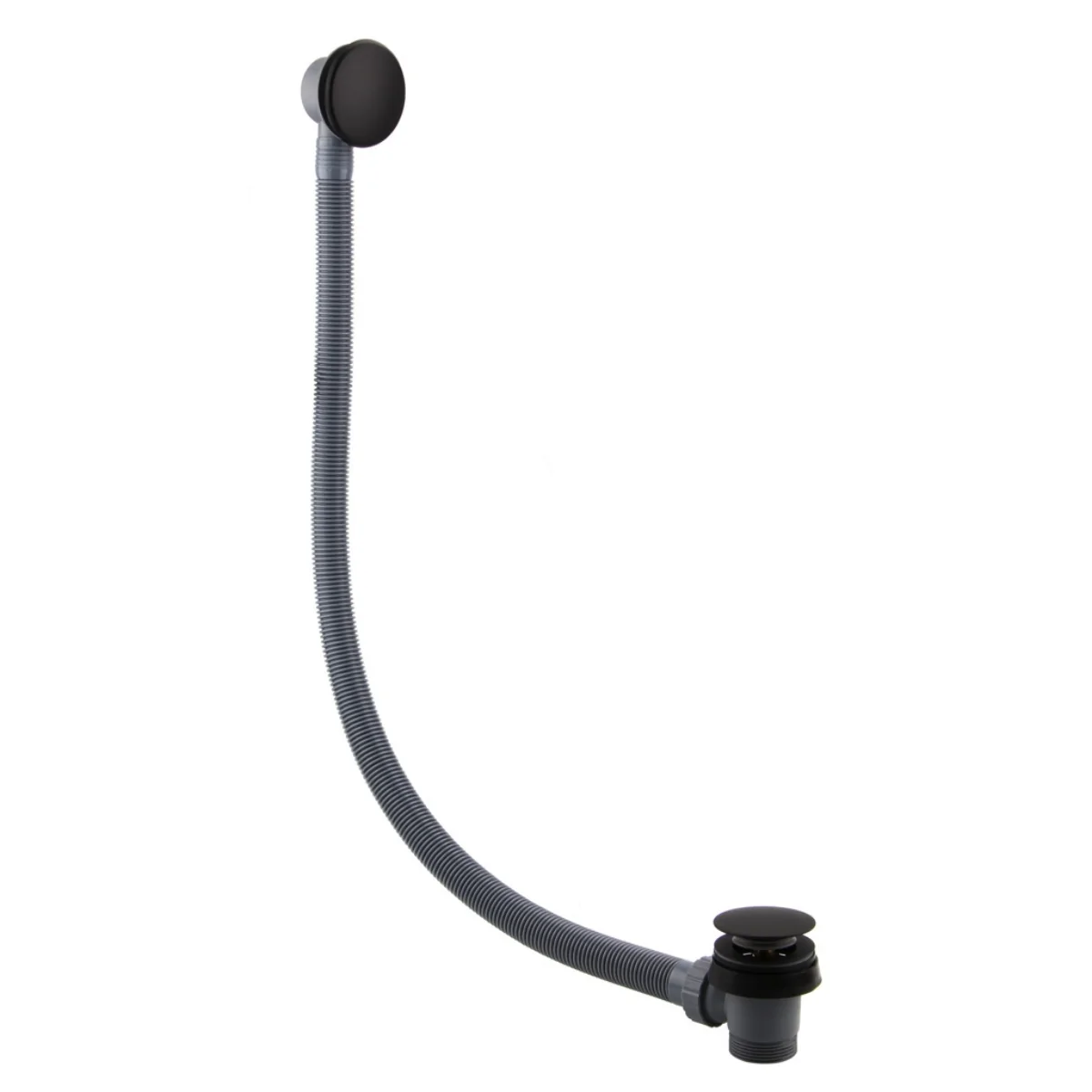 Sprung Combination Easy Clean Click Bath Waste Matt Black 