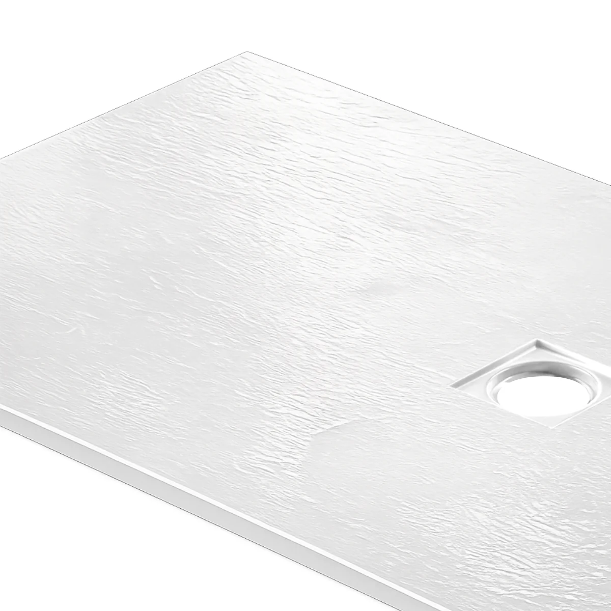 Traymate Slate Effect Shower Tray White 1700 x 900mm