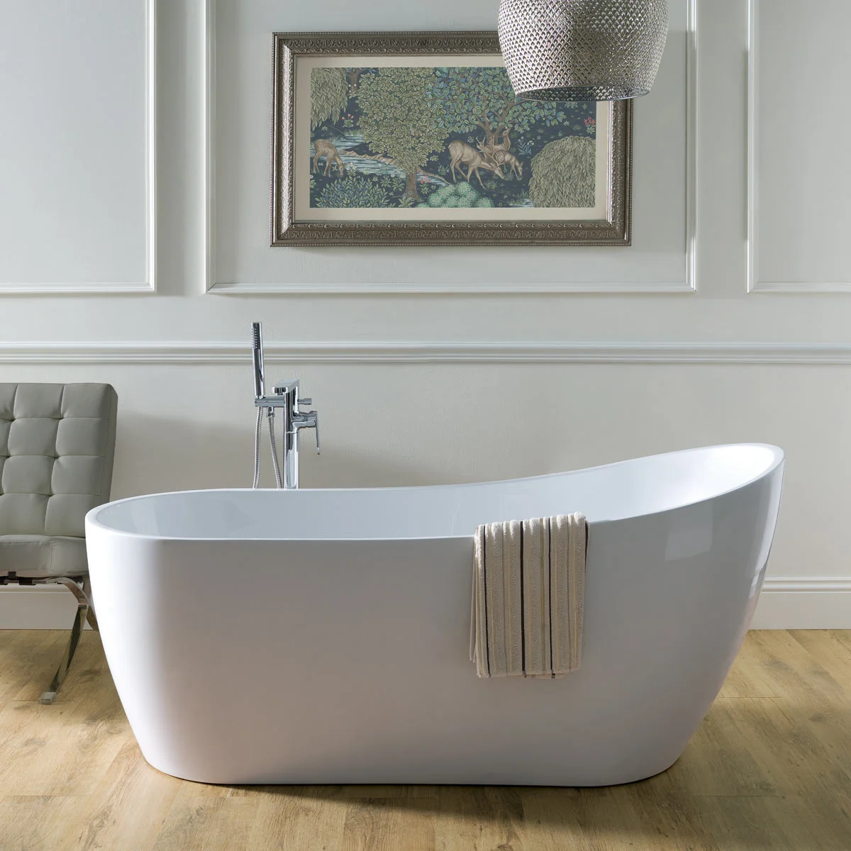 Whitmore Freestanding Slipper Bath 1700 x 720 with Waste