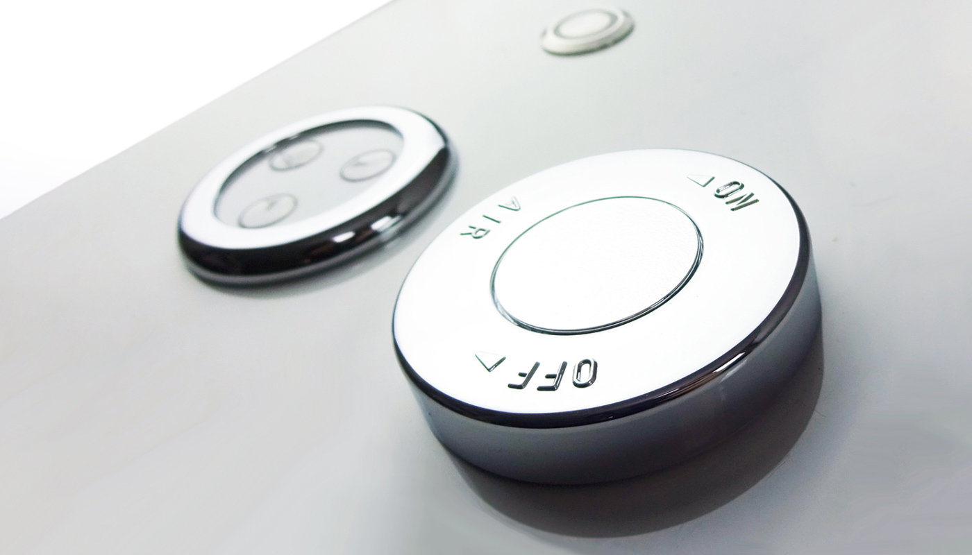 Whirlpool bath controls