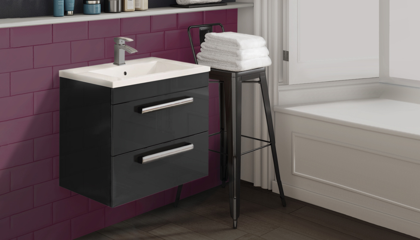Alberta Wall hung basin roomset