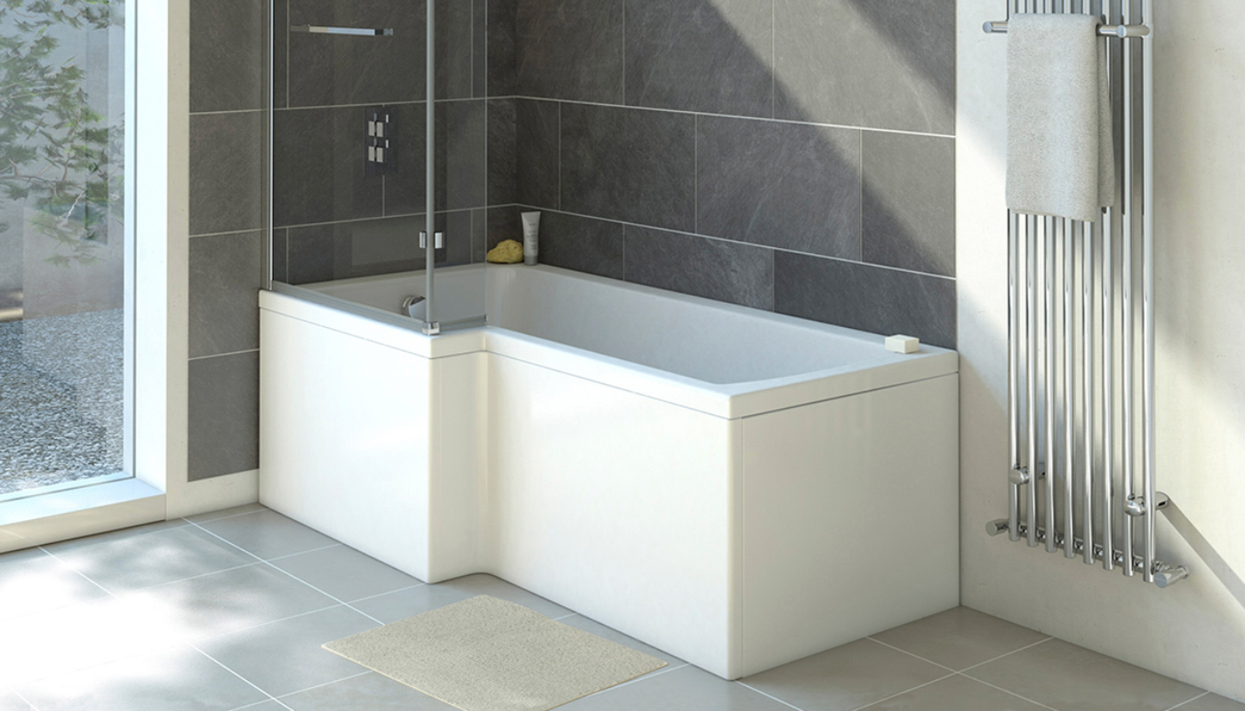 Trojan Solarna L Shape Bath