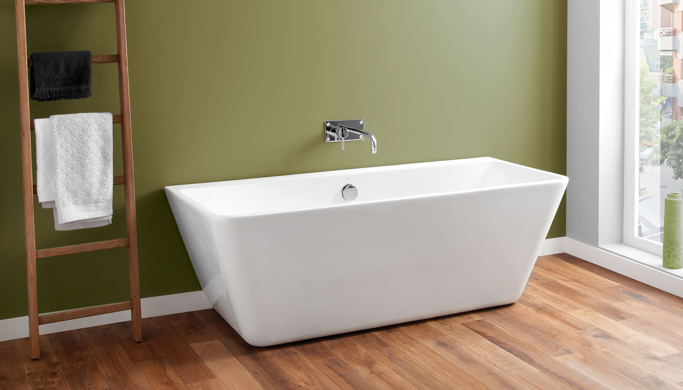 Olive Green colour bathroom